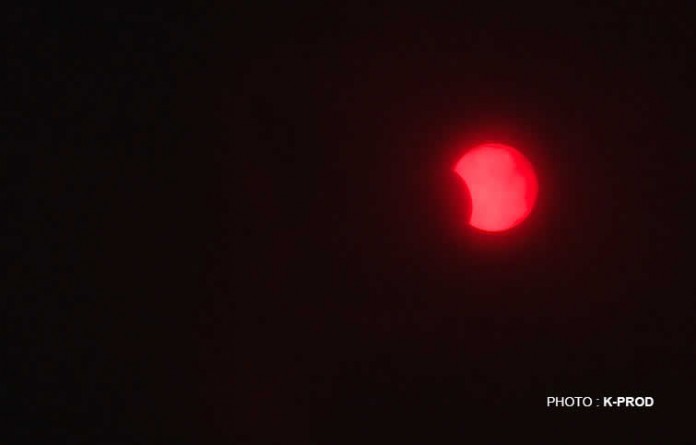 Eclipse à 11h15