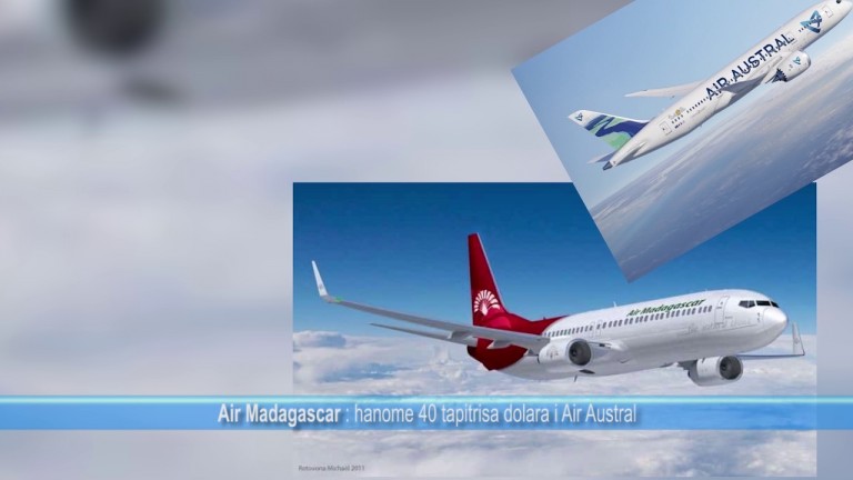 Air Madagascar: hanome 40 tapitrisa dolara i Air Austral