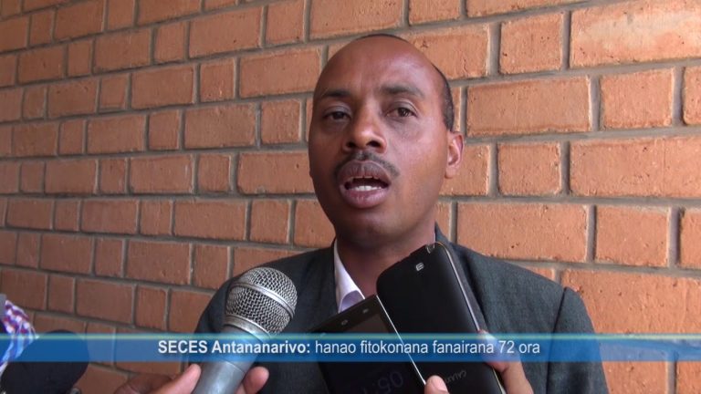 SECES Antananarivo : hanao fitokonana fanairana 72 ora