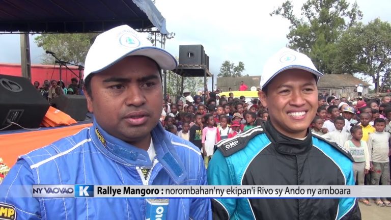 Rallye du Mangoro : norombahan’ny ekipan’i Rivo sy Ando ny amboara