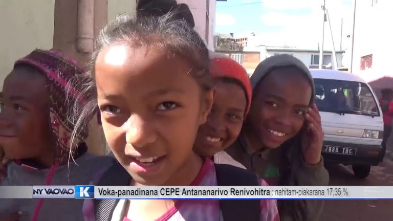 Voka-panadinana CEPE Antananarivo Renivohitra : nahitam-piakarana 17,35 %