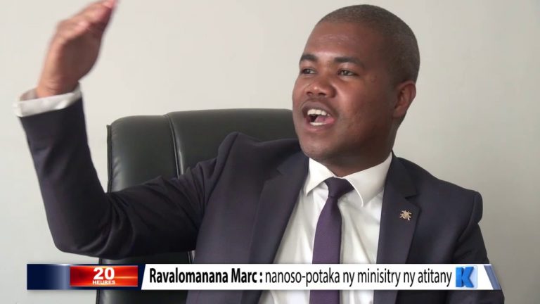 Ravalomanana Marc : nanoso-potaka ny minisitry ny atitany