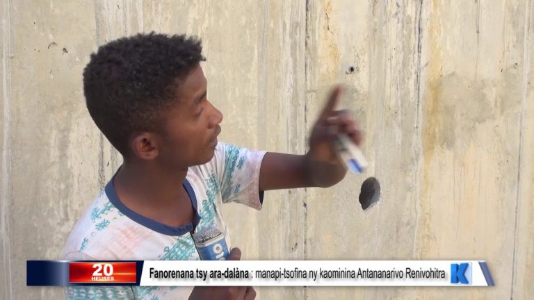 Fanorenana tsy ara-dalàna : manapi-tsofina ny kaominina Antananarivo Renivohitra