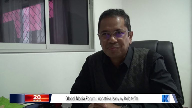Global Media Forum : nanatrika izany ny Kolo tv/fm