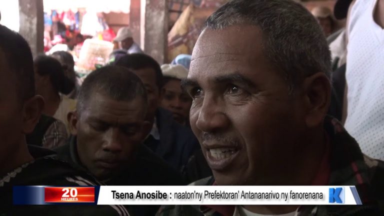 Tsena Anosibe : naaton’ny Prefektoran’ Antananarivo ny fanorenana