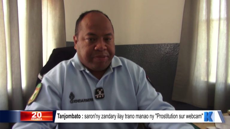 Tanjombato : saron’ny zandary ilay trano manao ny « Prostitution sur webcam »