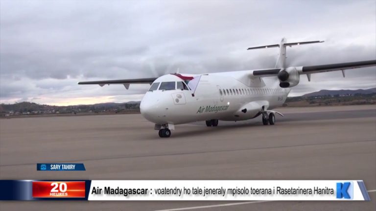 Air Madagascar : voatendry ho tale jeneraly mpisolo toerana i Rasetarinera Hanitra