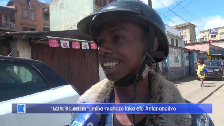 « Taxi moto clandestin »: miha-mahazo laka eto Antannarivo