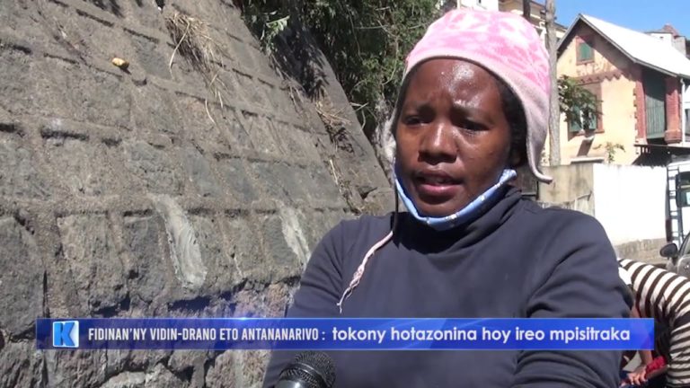 Fidinan’ny vidin-drano eto Antananarivo : tokony hotazonina hoy ireo mpisitraka
