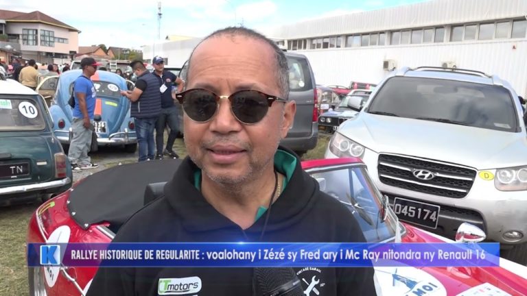 Rallye historique de régularité : voalohany i Zézé sy Fred nitondra ny Renault 16