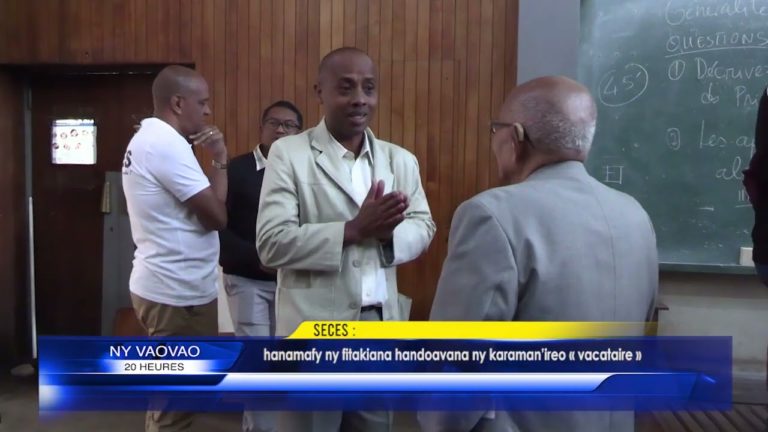 SECES Antananarivo : hanamafy ny fitakiana handoavana ny karaman’ireo « vacataire »